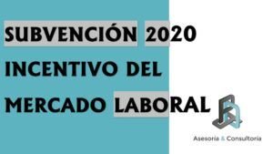 subvención 2020